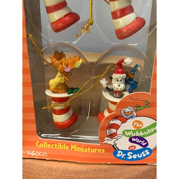 Dr. Seuss The Wubbulous World Collectible Miniature Ornaments Set By Enesco 1997 - Picture 3 of 8